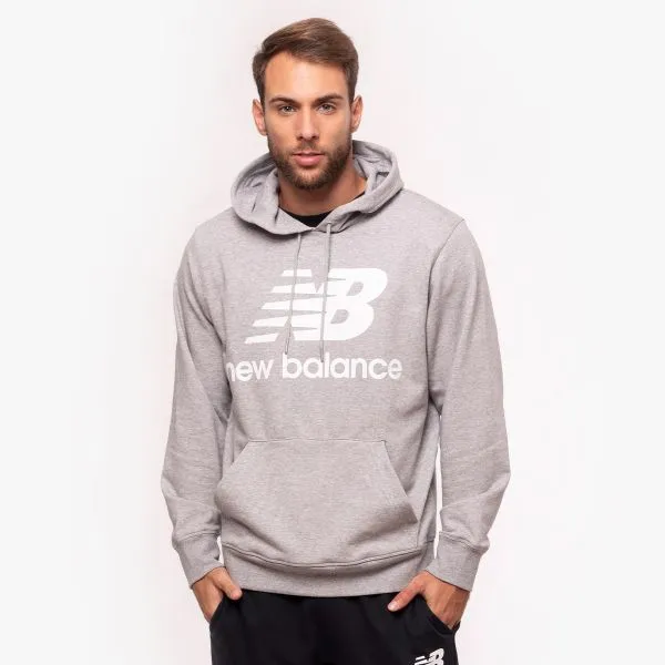 New Balance ESSENTIALS STACKED LOGO PO HOODIE 
