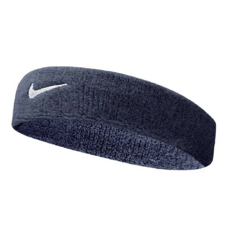 Nike NIKE SWOOSH HEADBAND OBSIDIAN/WHITE 