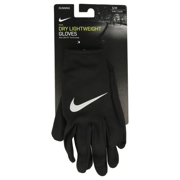 Nike NIKE MILER RUNNING GLOVE S/M BLACK/SILVE 