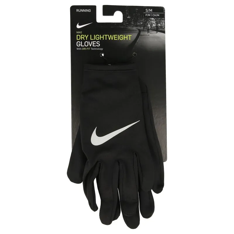 Nike NIKE MILER RUNNING GLOVE S/M BLACK/SILVE 