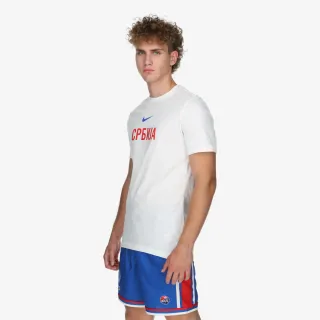 Nike S M NK TM SS COTTON TEE-WHITE 