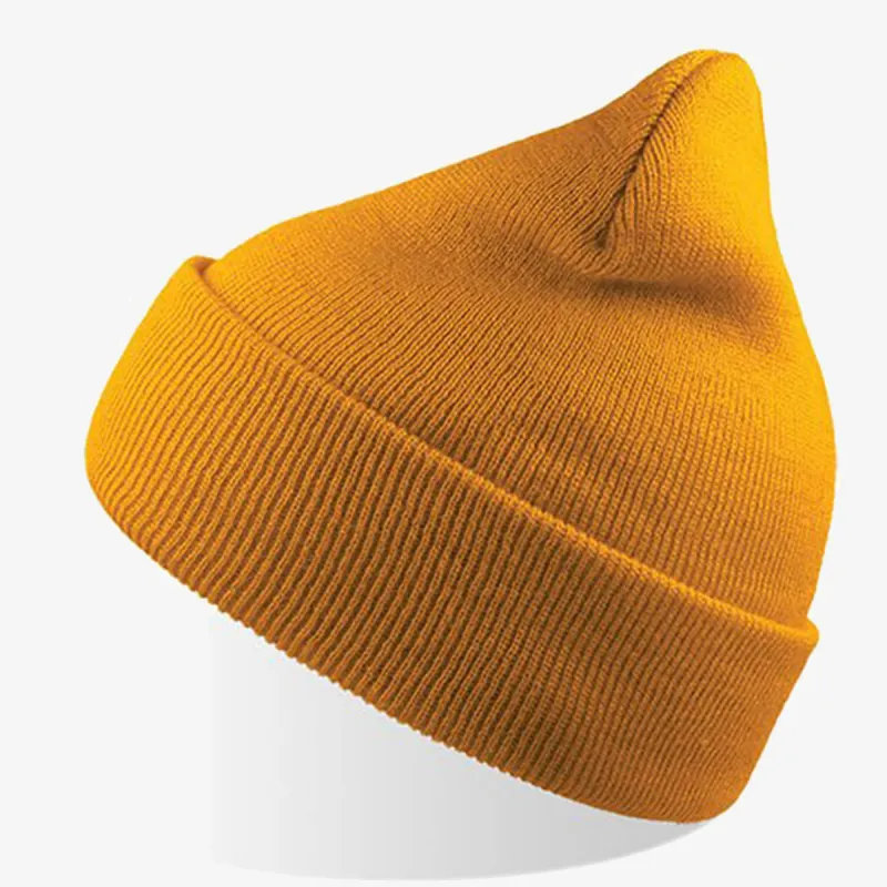 Atlantis WIND beanie 100% acrylic MOSTARD 