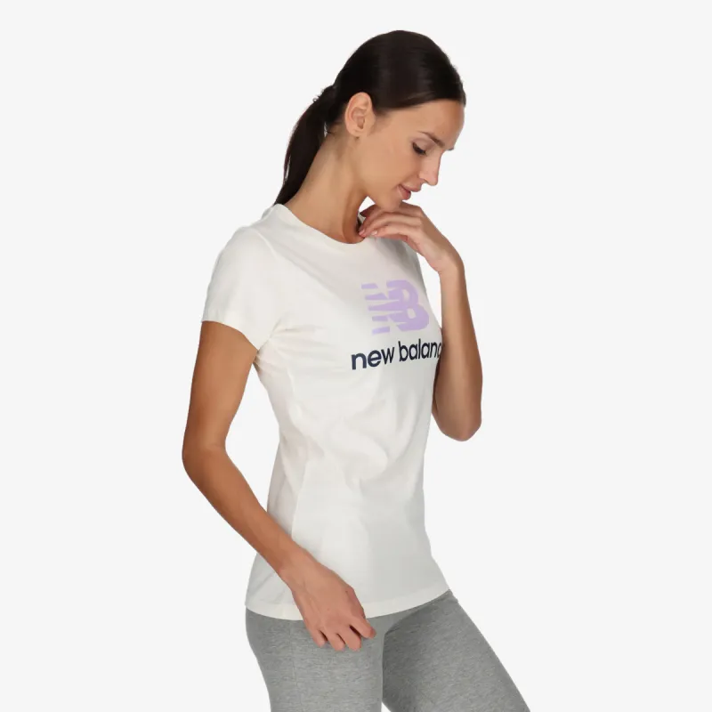 New Balance Essentials Stacked Logo Tee 