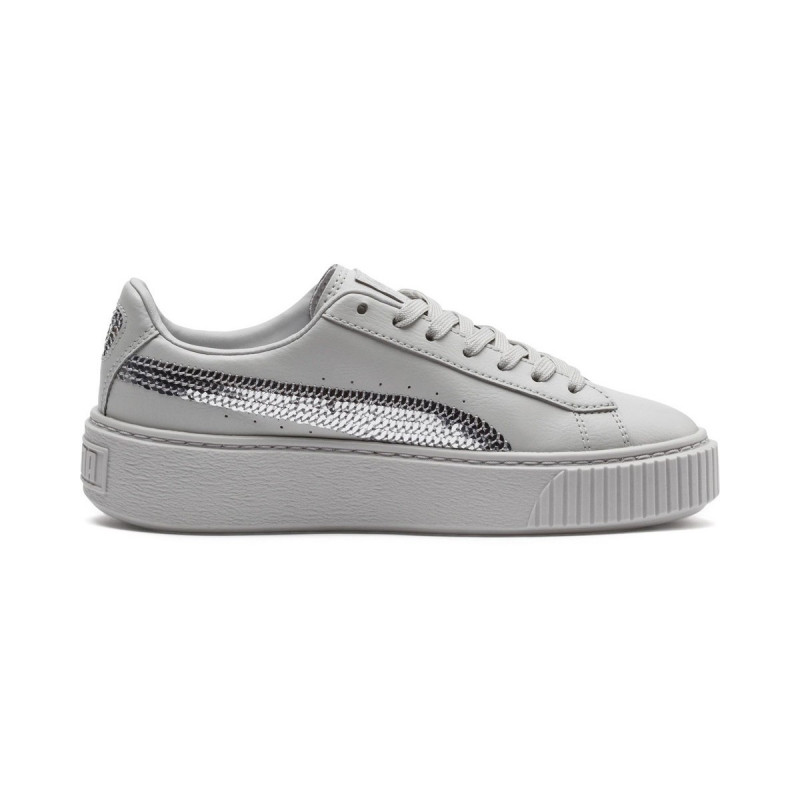 puma basket platform bling junior