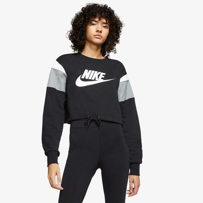 nike w nsw hrtg crew flc